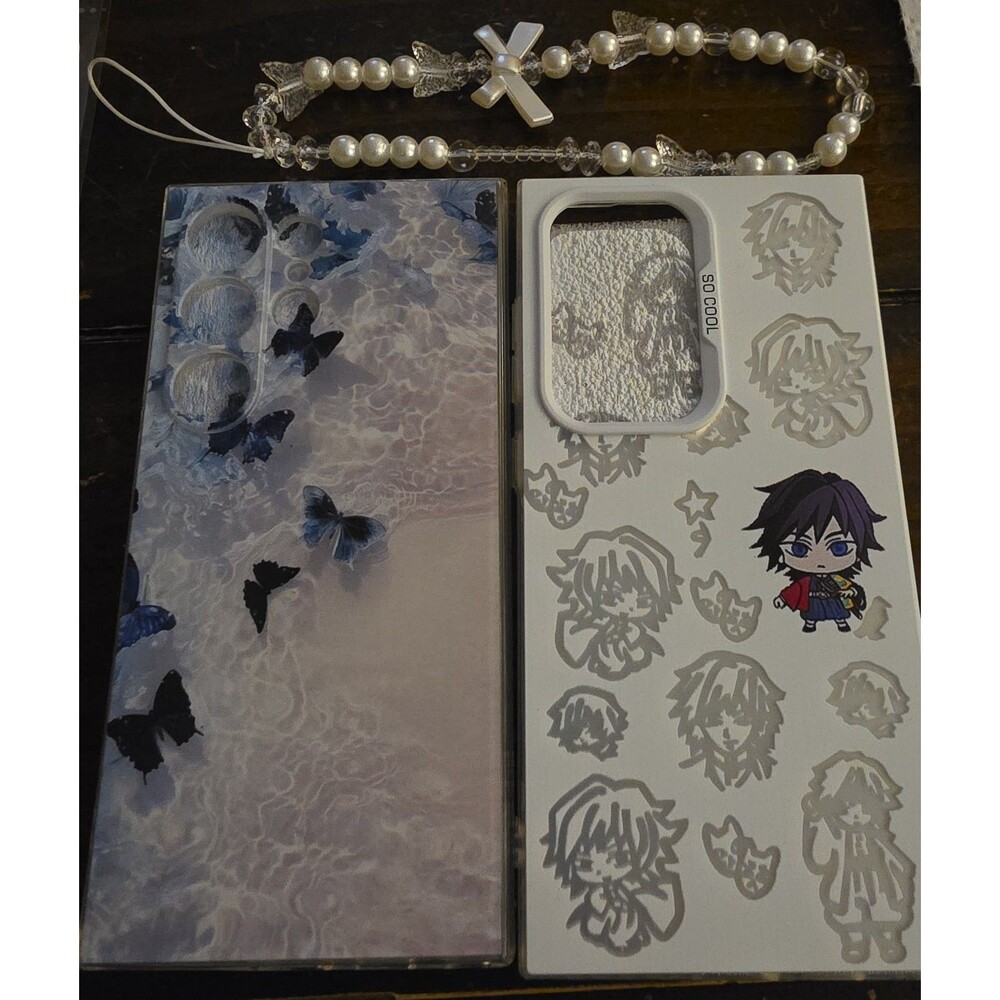 S24 Ultra Phone Cases: Butterfly & Giyu